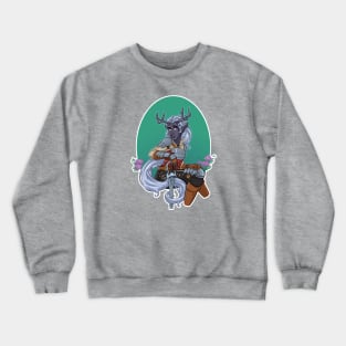 Drow Swordswoman Crewneck Sweatshirt